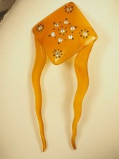 PEIGNE A CHIGNON ANCIEN ANTIQUE COMB