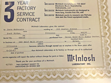 McIntosh 3 year Factory