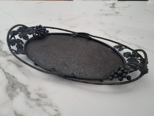 Plateau fer forgé art - , déco
