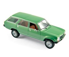 1:43 NOREV Peugeot 504 Break Dangel 4X4 1980 Green Met NV475430