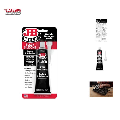 Black rtv silicone sealant and - black,