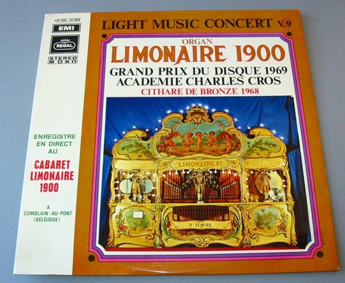 Organ limonaire 1900 - organ, 33t)