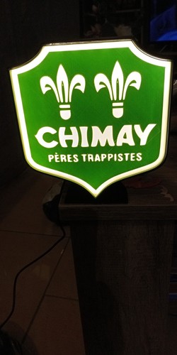Logo lumineux chimay vert - lumineux,