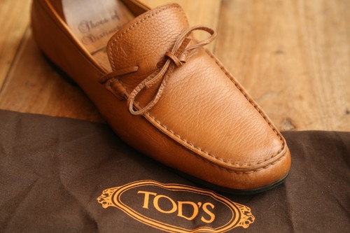 Mocassins tods tan grain - tods,