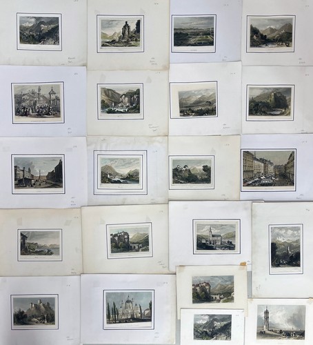 Lot litho gravure - de,