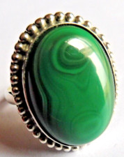 Bague en Malachite naturelle