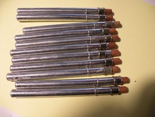 10 porte-crayons en aluminium  de la marque MARQUISE 1950