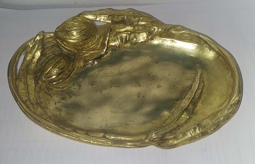 Vide poche cendrier bronze - en,