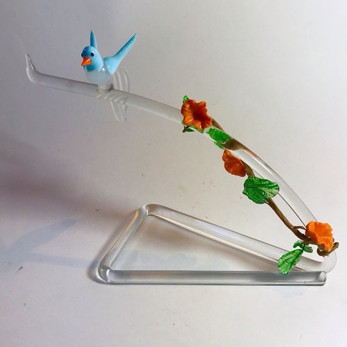 Vintage oiseau sur - sur, branche