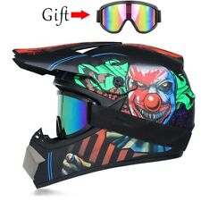 Casque de moto pour enfants, tout-terrain cross avec lunettes