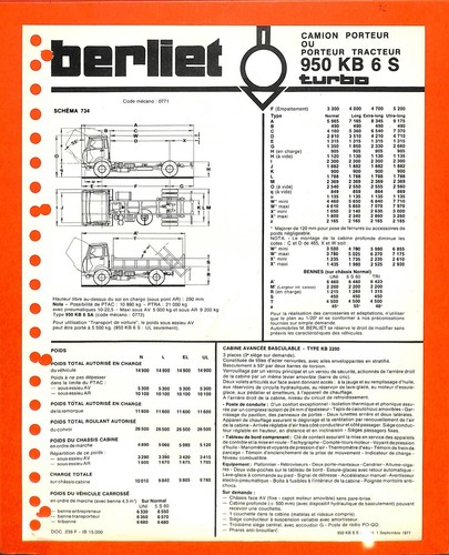 Berliet 950 s porteur - berliet, /