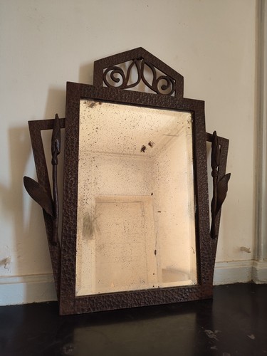Miroir art déco fer - art-déco, forgé