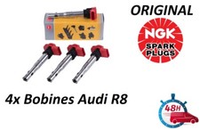 4x BOBINE D’ALLUMAGE ROUGE R8 2.0 TFSI EA113 ORIGINAL NGK MOTORSPORT PERFORMANCE