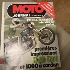 MOTO JOURNAL  388 Test KAWASAKI Z1300 Z1000 ST Patrick FERNANDEZ DAKAR 1978