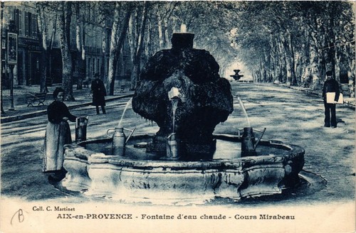 Cpa aix provence fontaine - cpa,