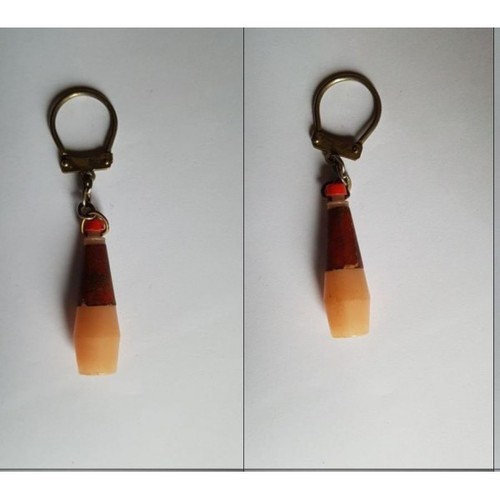 Porte clés bouteille sauce - porte-clés,