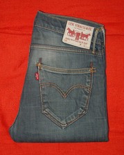 Jean Levi's 504 Droit Stretch Bleu Used W30L34