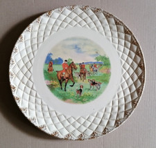 Grand Plat rond "Chasse à