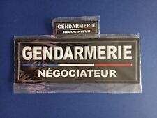 GENDARMERIE - ELR - NEGOCIATEUR  - DUO DE BANDES PVC 3D POUR GILET