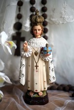 Antique Infant of Prague Jesus
