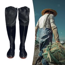 Cuissardes de pêche antidérapantes pour hommes, chaussettes de chasse