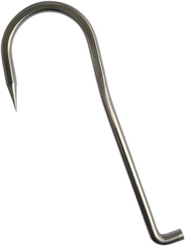 Stainless steel fishing gaff - steel,