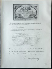 1926 - Lithographie citation