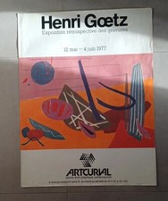 LOT 2 AFFICHE HENRI  GOETZ