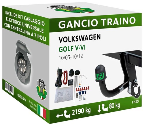Attelage fixe pour golf - attelage, vw