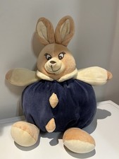 Doudou peluche lapin boule - :,