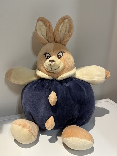 Doudou peluche lapin boule - peluche,