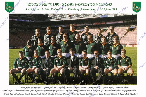 South africa 1995 rugby - rugby, world
