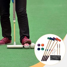 Jeu de croquet pour 4 joueurs