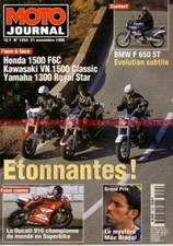 MOTO JOURNAL 1254 HONDA F6C 1500 RC 45 KAWASAKI VN YAMAHA 1300 Royal Star 1996