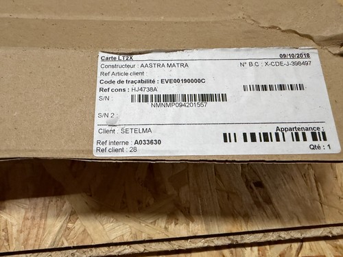 Carte lt2x aastra nexspan - lt2x,