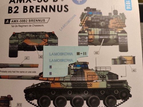 Décalcomanies amx 30 b - 1/35,