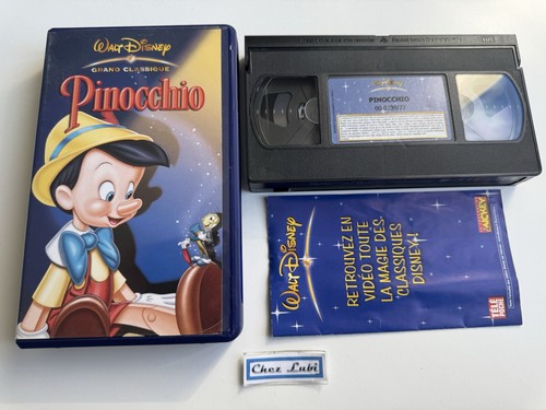Pinocchio cassette vhs fr - pinocchio,