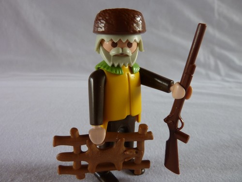 Playmobil trappeur peau - trappeur,