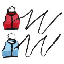  Harnais de promenade pour lapin 2 pièces : laisse respirante style gilet pour