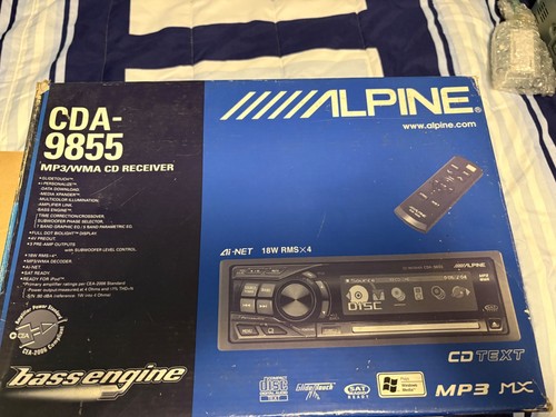 New alpine cda 9855 - alpine, din