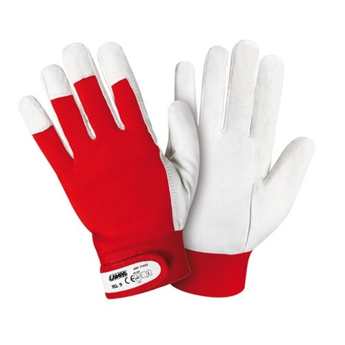 Gants travail cuir fleur - 12,
