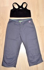 pantacourt gris décontracté