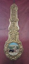 Ancien rare balancier corrida animé pour horloge comtoise pendule carillon XIX