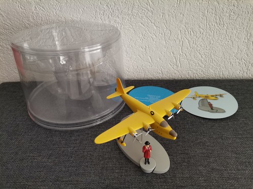 Hydravion jaune figurine - hydravion, et