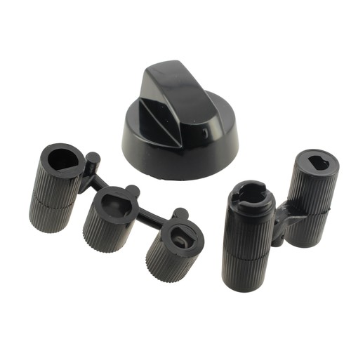 Bouton universel noir