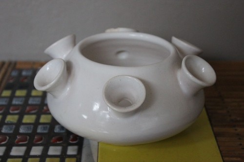 Vase pique fleur céramique - fleur, en