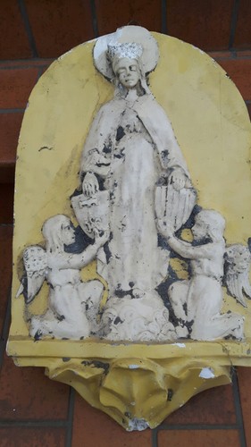 Ancien bas relief religieux - bas,