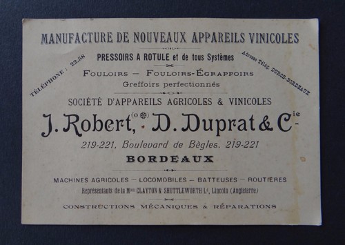 Carte visite duprat - de,