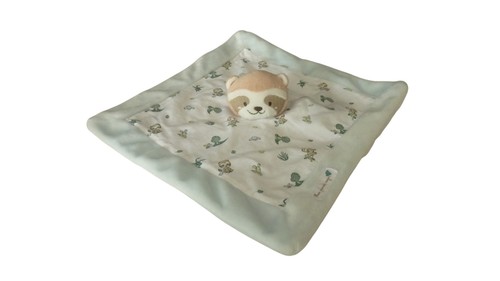 Doudou raton laveur plar vert