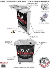 QR Champion 3 Row Radiator